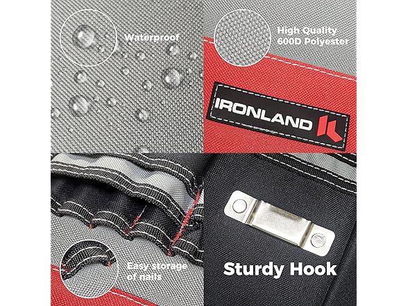 IRONLAND 5 Gallon Bucket Tool Organizer