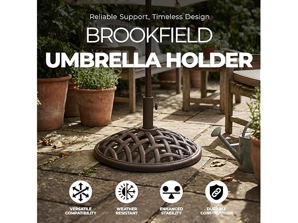 Four Seasons Courtyard Brookfield 19" Round Base