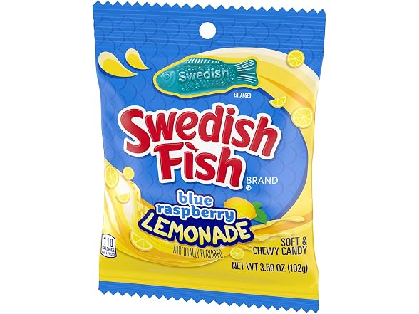 SWEDISH FISH Blue Raspberry Lemonade