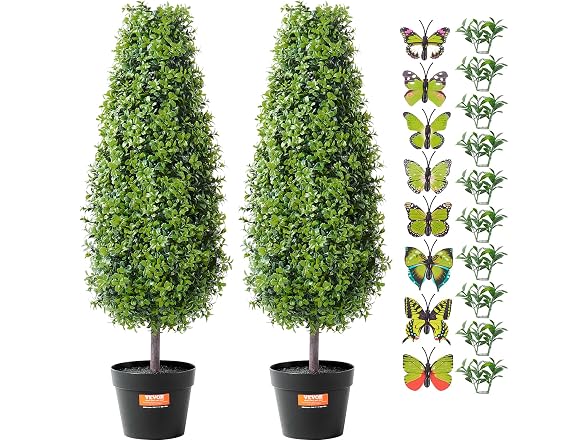 VEVOR Artificial Boxwood Topiary Tree - 36"