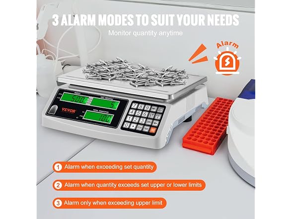 Industrial Counting Scale, 15 kg x 0.5