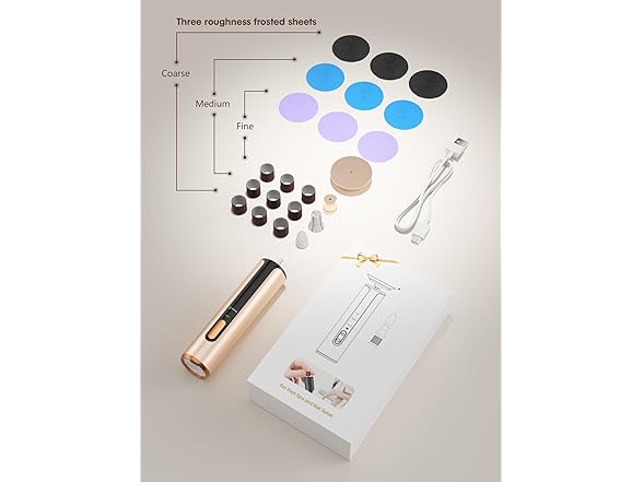 KIUCID Electric Foot Callus Remover  (Rose Gold)