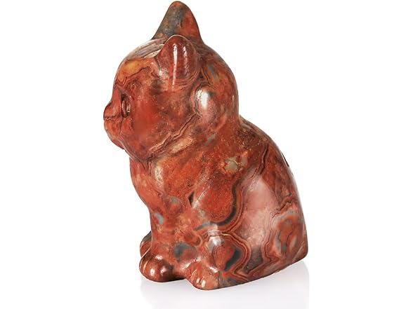 Bosfante 2" Agate Cat Figurine