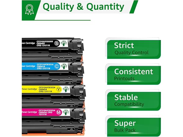 GREENSKY Toner Cartridge HP128A 4Pk