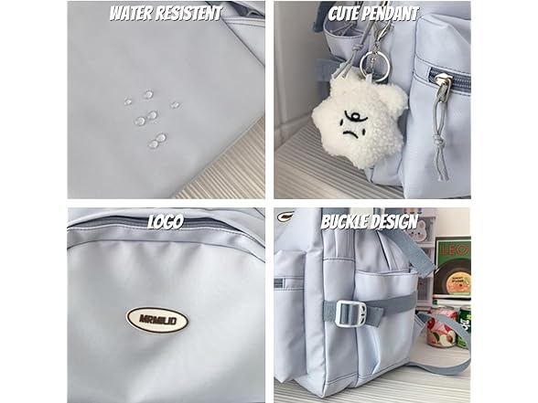 Kawaii Backpack with Cute Accessories