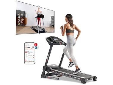 $269.99, Was $699.99, 61% Off! Sunny Health & Fitness Premium Smart Treadmil dealfomo