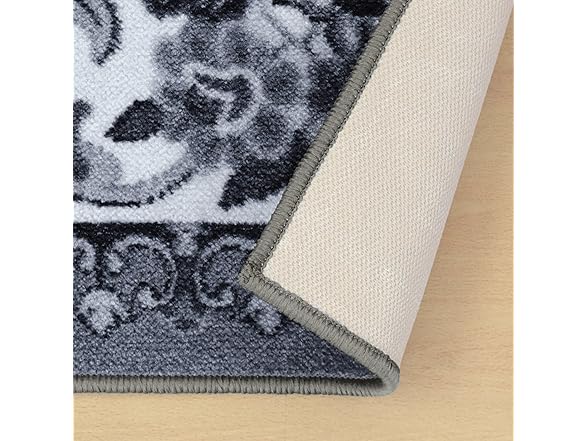 Superior 4'x6' Classic Traditional Ornamental Floral Scroll Border Area Rug