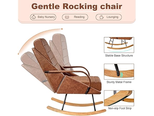 VECELO Rocking Chair
