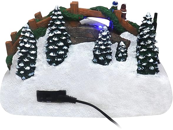 Swimming Swans Christmas Village