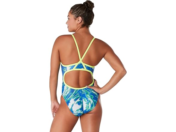 Speedo Women's Blue Flyback (28)