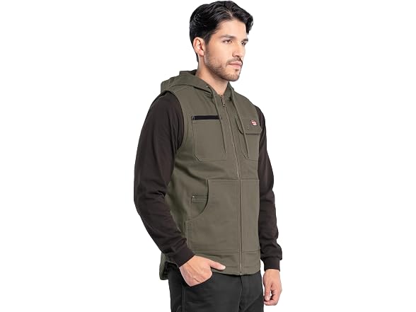 Wrangler Men (XXL) Hooded Work Vest