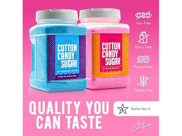 The Candery Cotton Candy Floss Sugar (2 Count)