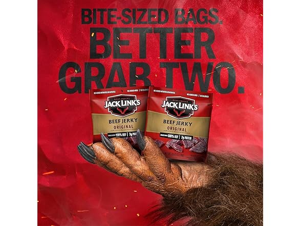 20PK Jack Link's Beef Jerky Multipack - Original