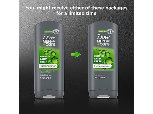 DOVE MEN + CARE Body and Face Wash