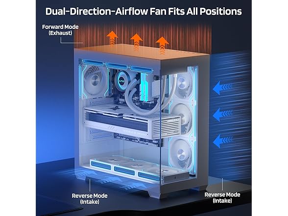 LTC CF122D 120mm Daisy-Chain Case Fan, ARGB