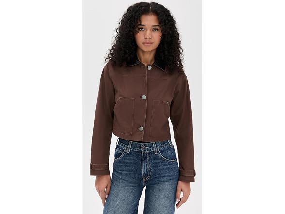 LE BOP Women's Harriet Cropped Jacket, C