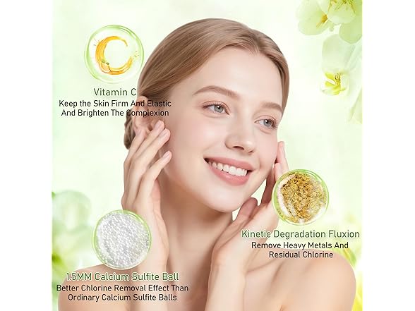 KEYCOZY Vitamin C Metal Shower Filter