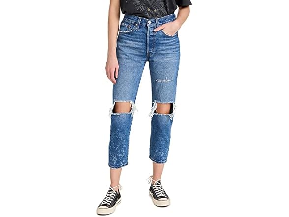 Levis Womens Premium Crop Jeans