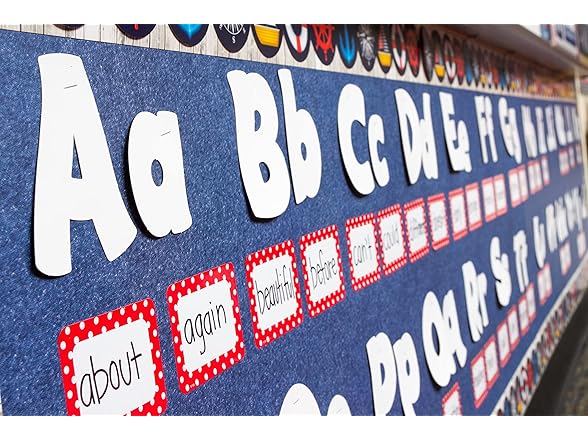 TCR White Fantastic 4" Letter Combo Pack