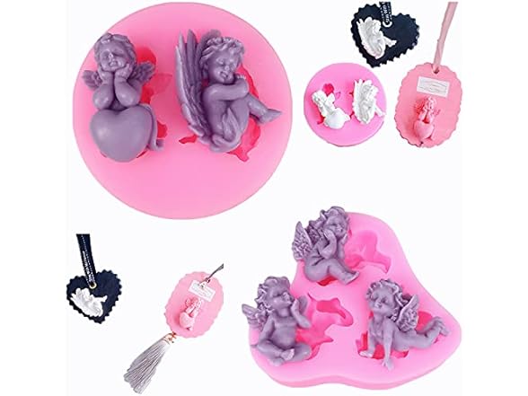 FEIYU BUY 3D Angel Baby Shape Fairy Mold