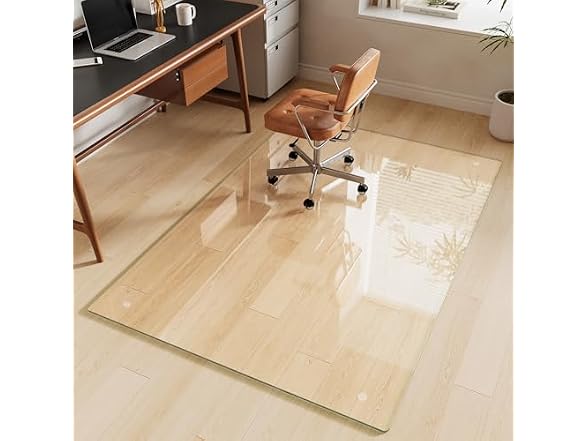 FlyEcho Glass Chair Mat 48" x 72"