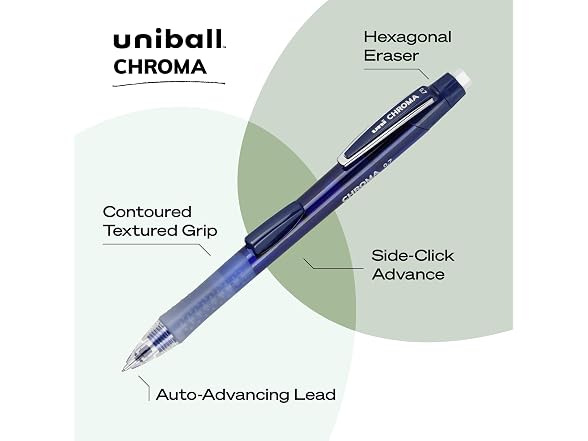 Uniball Chroma Mechanical Pencils 12 Pack
