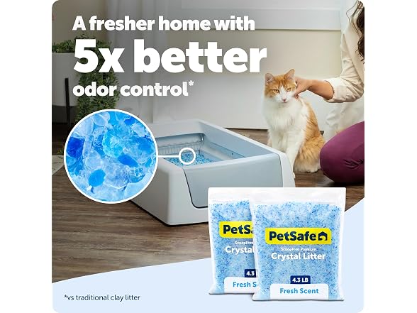 PetSafe ScoopFree Premium Crystal Litter, Fr