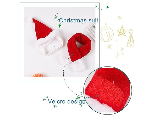 Pets Safari Cat Santa Hat Large