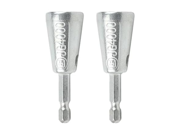 Wire Twister Tool 1/4 Hex 2Pcs Silver