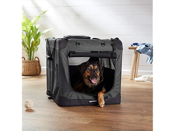 Amazon Basics Folding Portable Soft Pet Crate Carrier