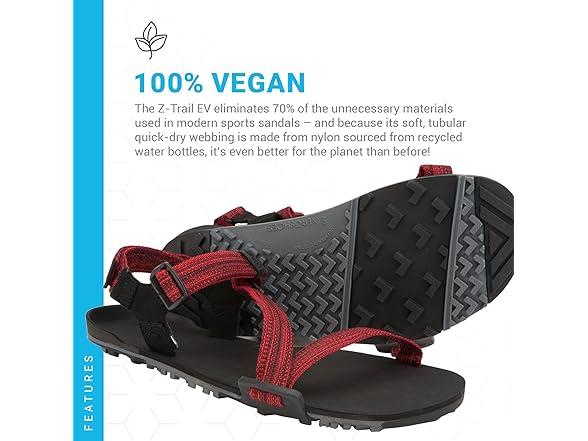 Xero Shoes Z-Trail EV Sandals Red 15