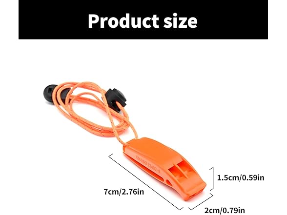 Shurhome (2 Pack) Survival Whistles