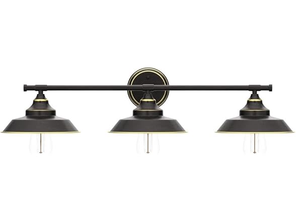BesLowe 3-Light Vanity Light Fixture, Bronze