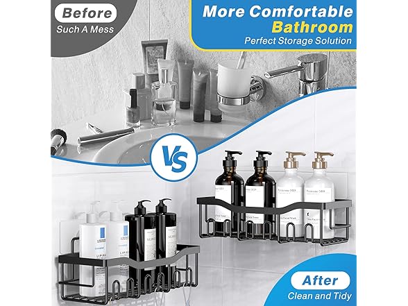 EUDELE Shower Caddy 2 Pack