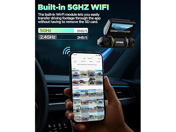 LAMTTO 360 Degree View 4 Channel Dash Cam