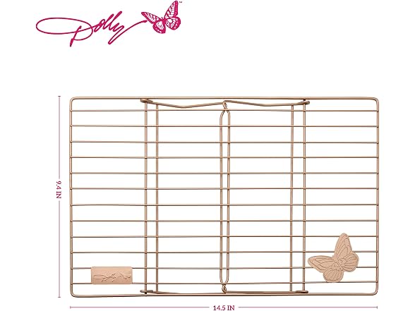 Dolly Parton Butterfly Cooling Rack in Blush 