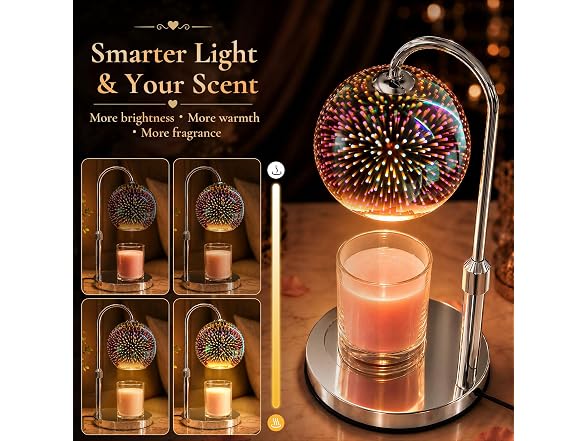 Candle Warmer Lamp 3D Firework