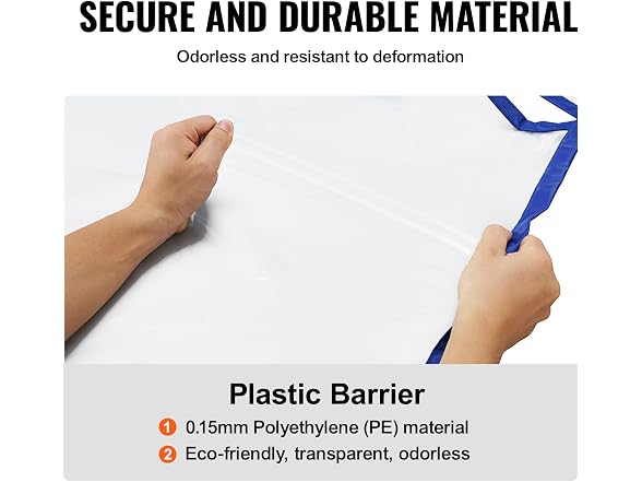 Dust Barrier, 7.5 x 4 ft Dust Barrier Door Kit