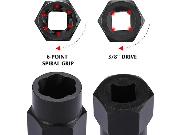 MIXPOWER MIXPOWER 13-Piece 3/8-inch Impact Bolt