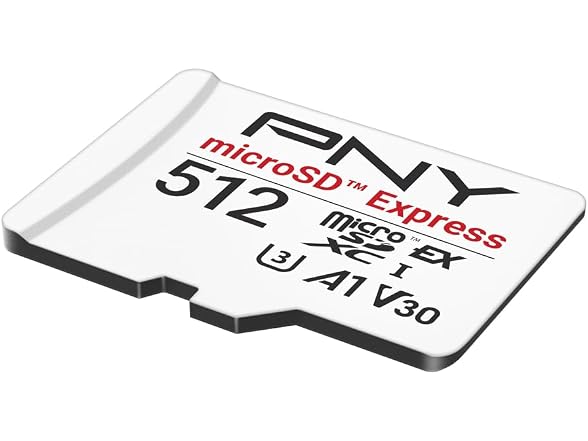 PNY 512GB microSD Express U3 V30 A1 Card