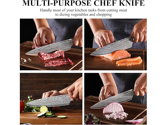 Sunnecko 8 Inch Kitchen Knife