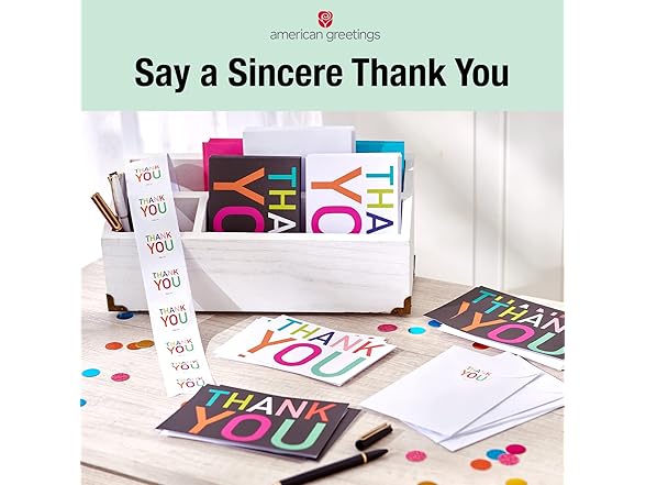 American Greetings Thank You Cards with Envelopes