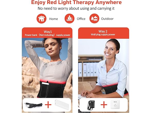 GMOWNW Red Light Therapy Belt