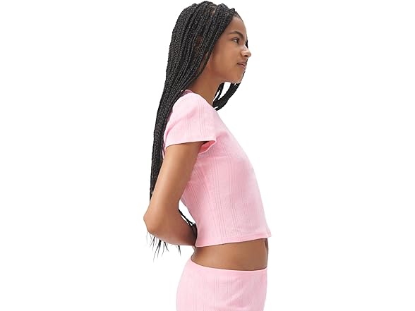 Florence By Mills Women Cozy Crush Easy Tee Shirt