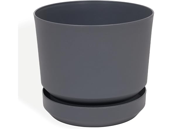 Elly Décor 8" Plastic Cylinder Planter