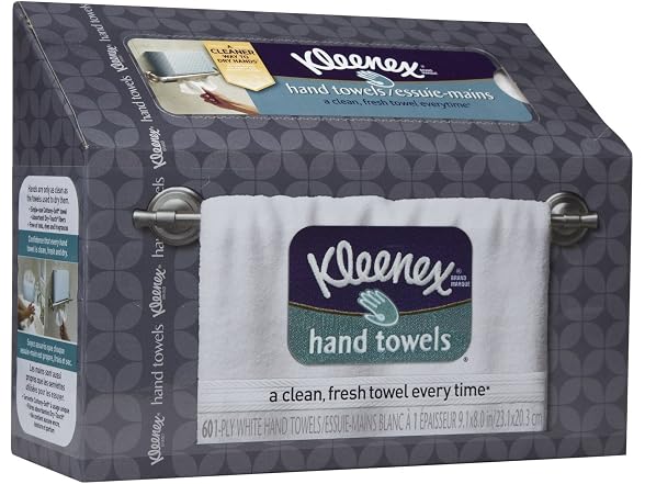 Kleenex Hand Towels, 60 ct - 2 pk