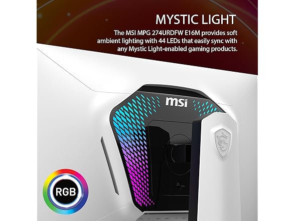 MSI 27" UHD Monitor | MPG 274URDFW E16M