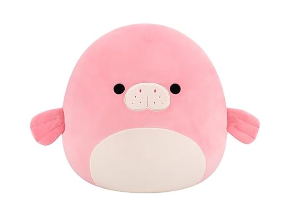 Squishmallows Original 14in Morlai The Coral Manatee