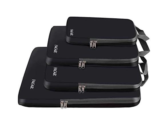 4 Pc Packing Cubes Luggage Organizers