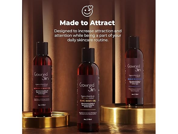 Crowned Skin King Cologned Body Oil